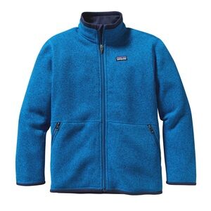 Patagonia Boys' Better Sweater® Jacket Andes Blue Size XL